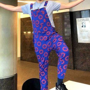 THE GREAT FANTASTIC Unisex Swoveralls Phish Donut Trip Sweatpants Overalls